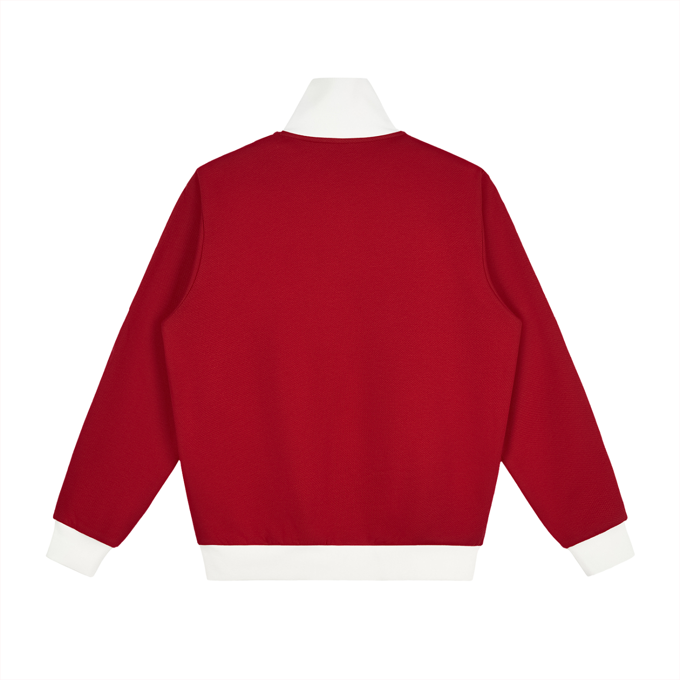 "Track Jacket" - Contrast Side Stripe Fleece Track Jacket