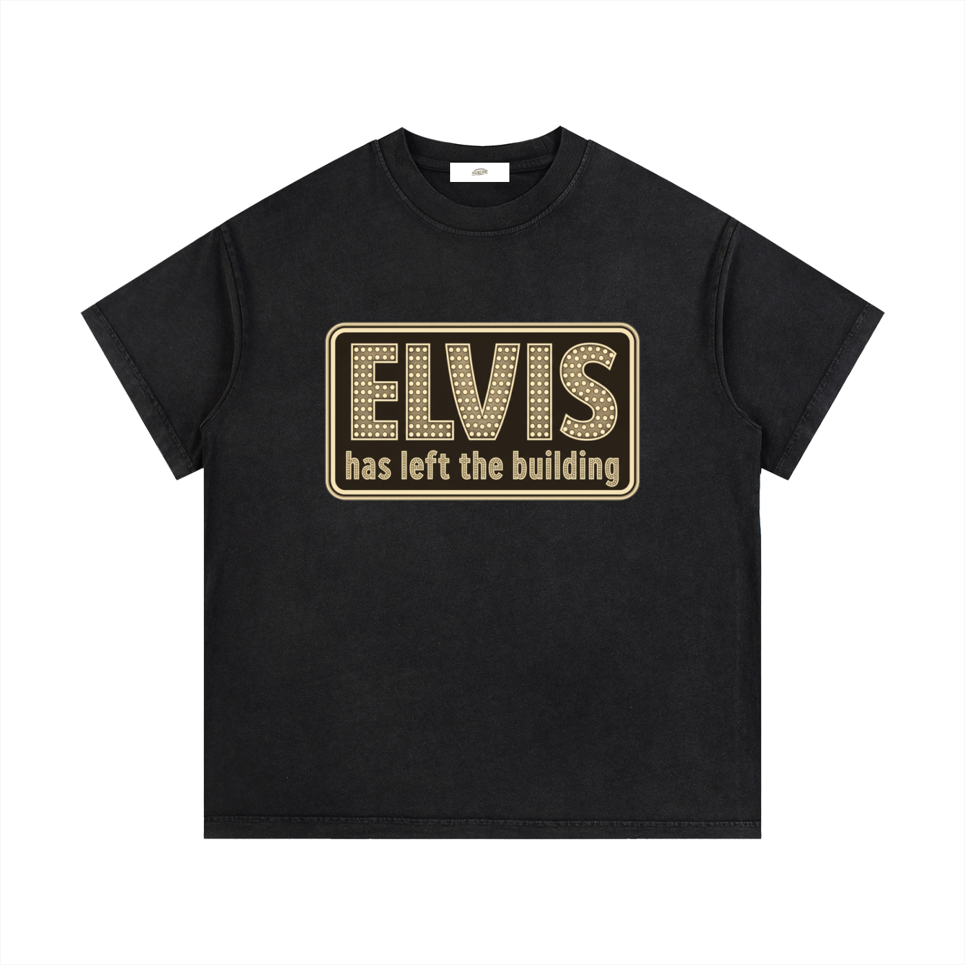 "ELVIS has left the building" - Vintage Wash Cotton T-Shirt