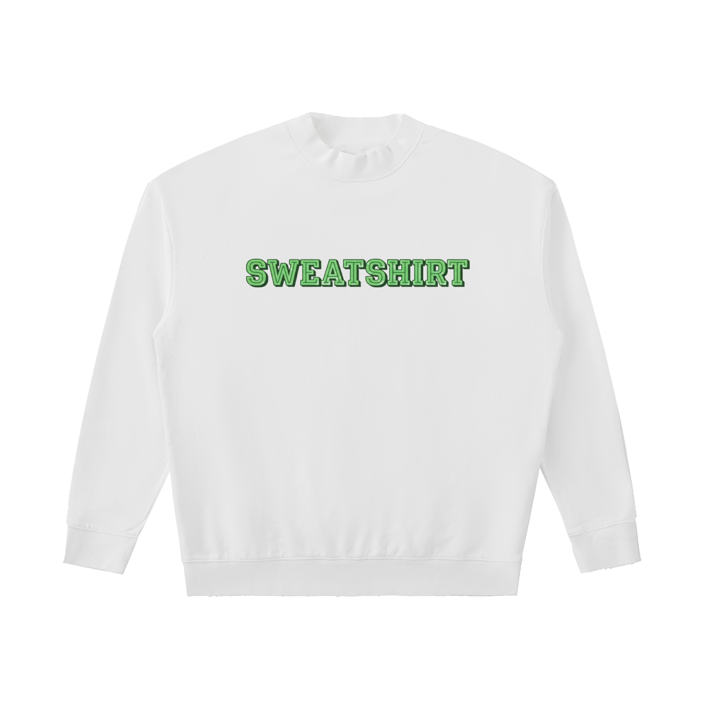 "SWEATSHIRT" - Drop Shoulder Crewneck Sweatshirt