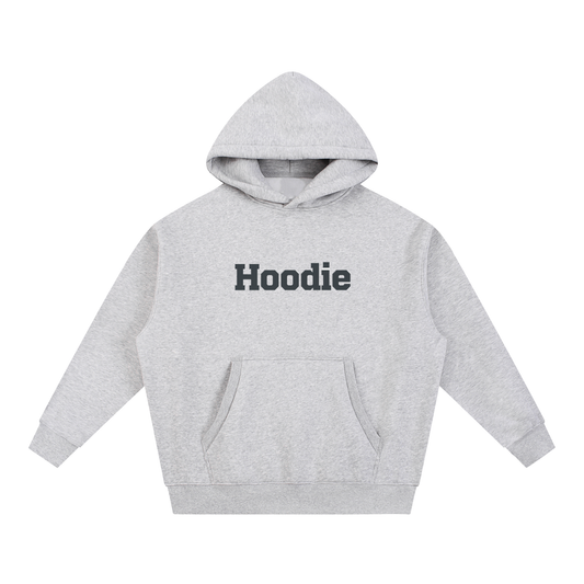 "Hoodie" - Essential Oversized Boxy Fit Fleece Hoodie