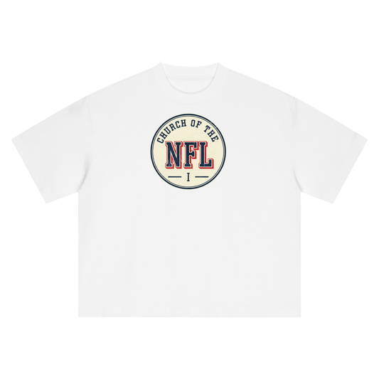 "Church of the NFL" - Boxy Oversized T-Shirt