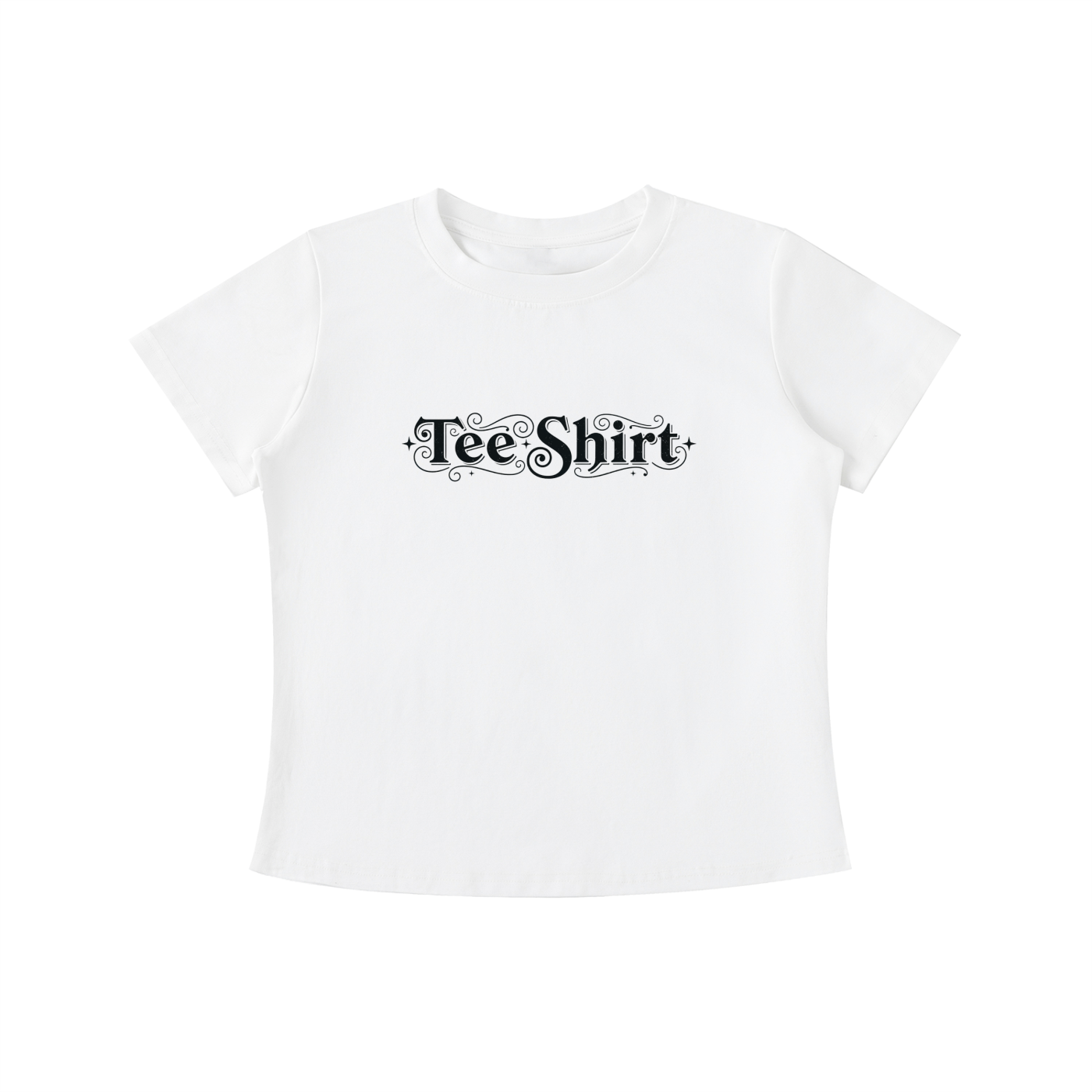 "Tee Shirt" - Women's Vintage Wash Slim Fit T-shirt