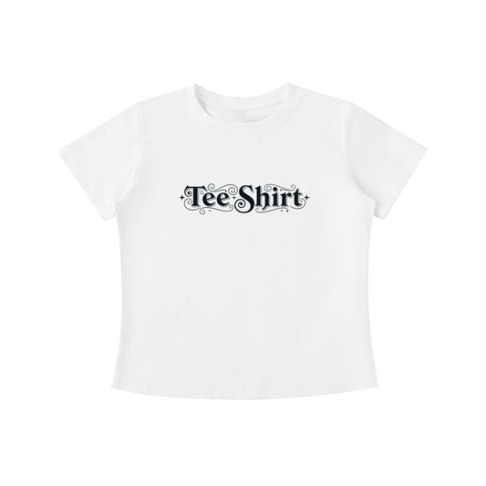 "Tee Shirt" - Women's Vintage Wash Slim Fit T-shirt