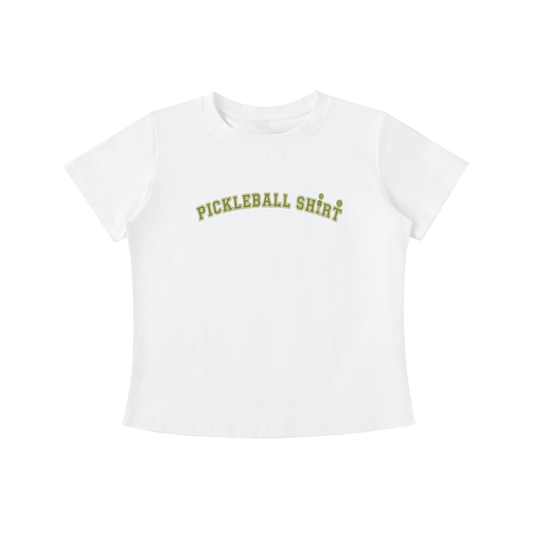 "Pickleball Shirt" - Women's Vintage Wash Slim Fit T-shirt