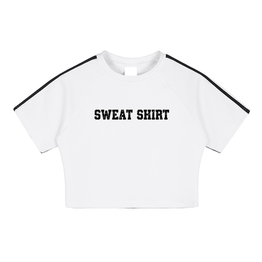 "Sweat Shirt" - Women's Taped Cooling Performance Crop Top
