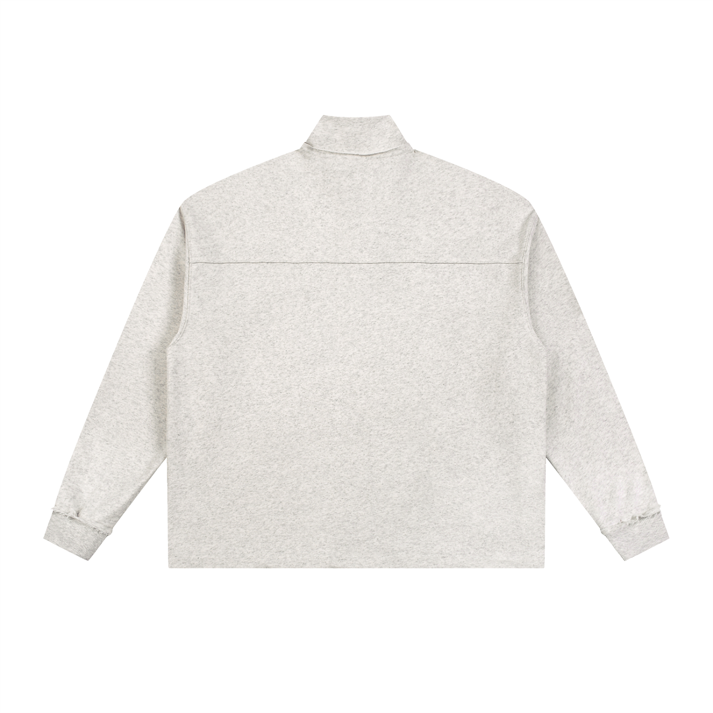 "Martini Shirt" - Half-Zip Rolled Edge Fleece Sweatshirt