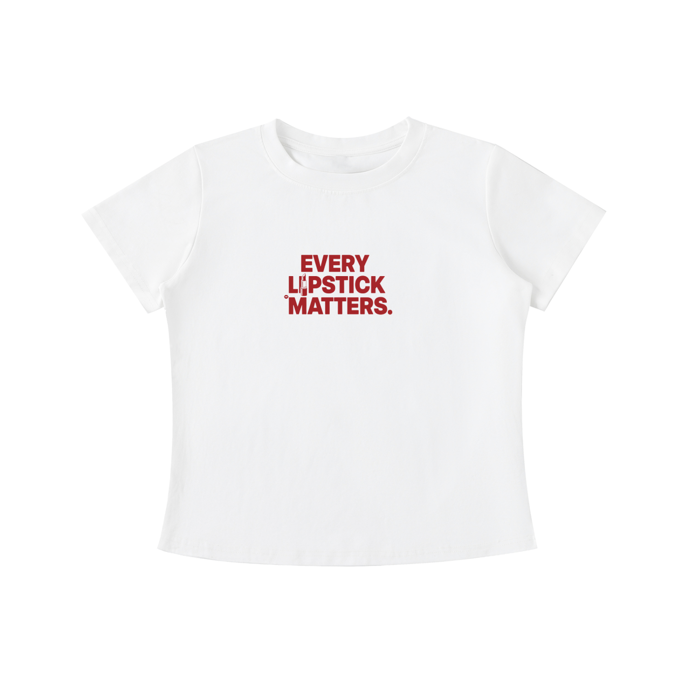 "Every Lipstick Matters" - Vintage Wash Slim Fit T-shirt
