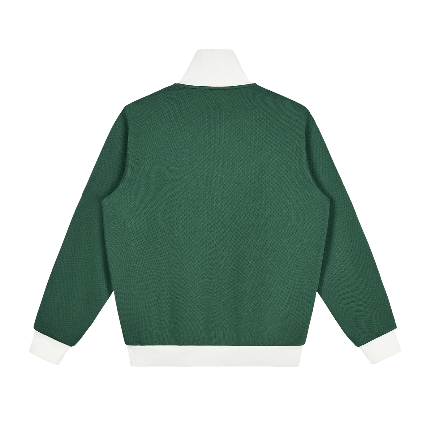 "Track Jacket" - Contrast Side Stripe Fleece Track Jacket
