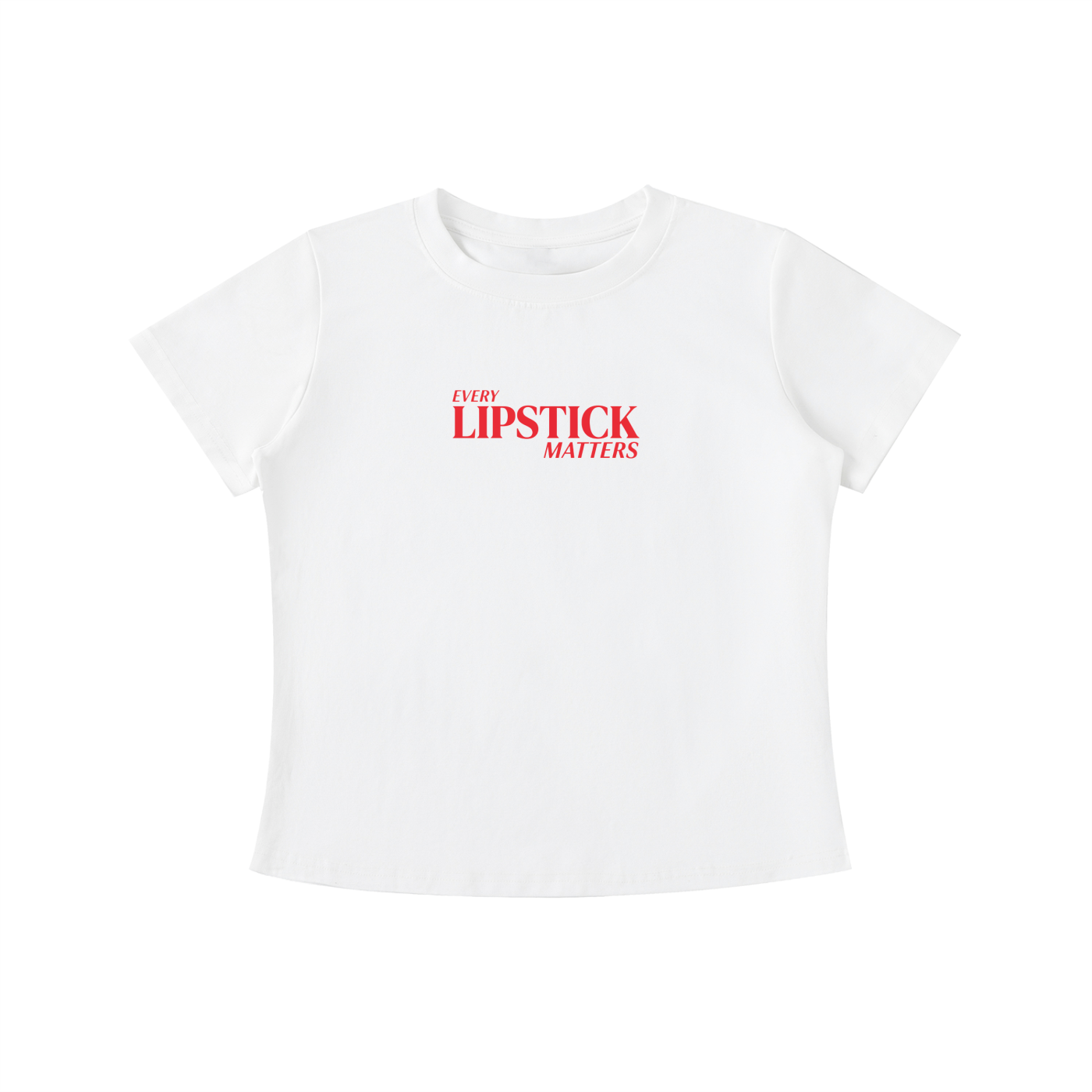"Every Lipstick Matters" - Vintage Wash Slim Fit T-shirt
