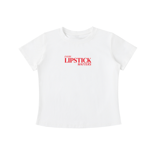 "Every Lipstick Matters" - Vintage Wash Slim Fit T-shirt
