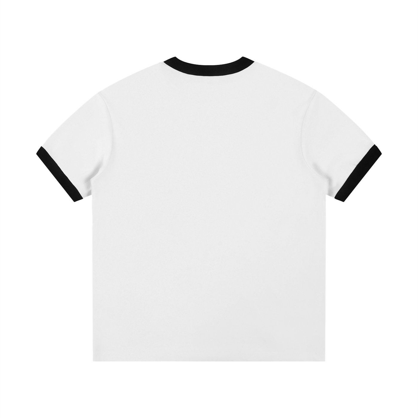 "ELVIS has left the building" - Contrast Edge Ribbed Crewneck T-Shirt