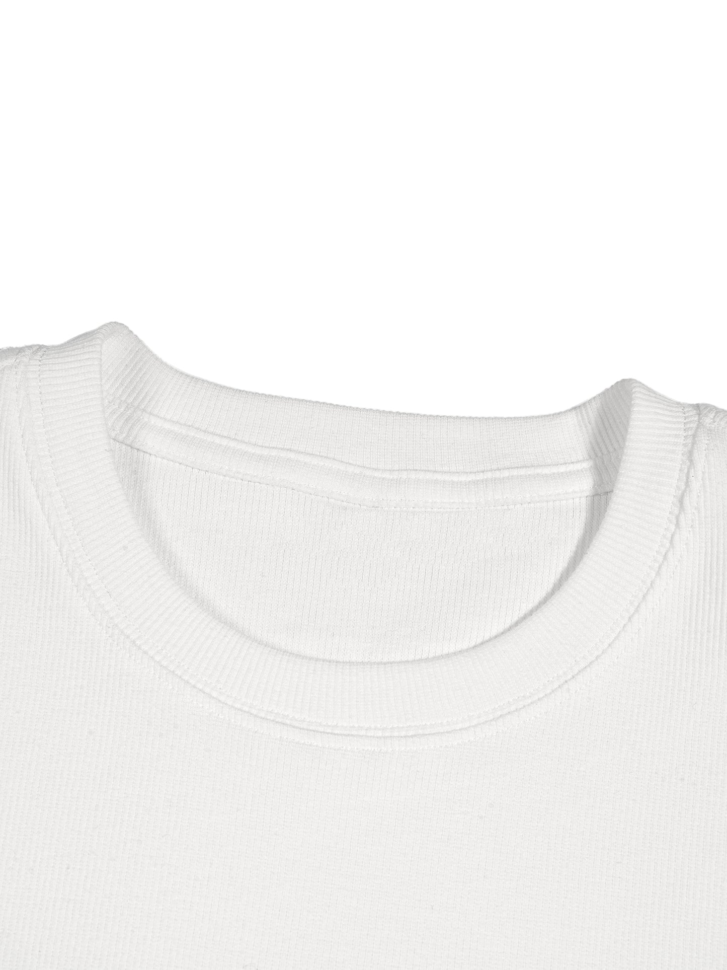"Cocktailing" - Men's Bodycon Ribbed Crop Top