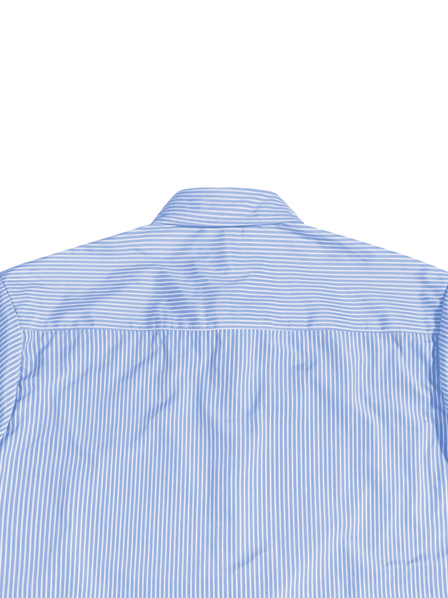 "Preppy Shirt" in Green Font - Oversized Vertical Stripe Boxy Shirt