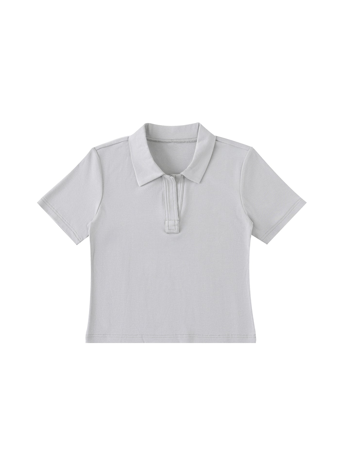 "Golf Shirt" - Women's Bodycon Short Sleeve Polo Shirt