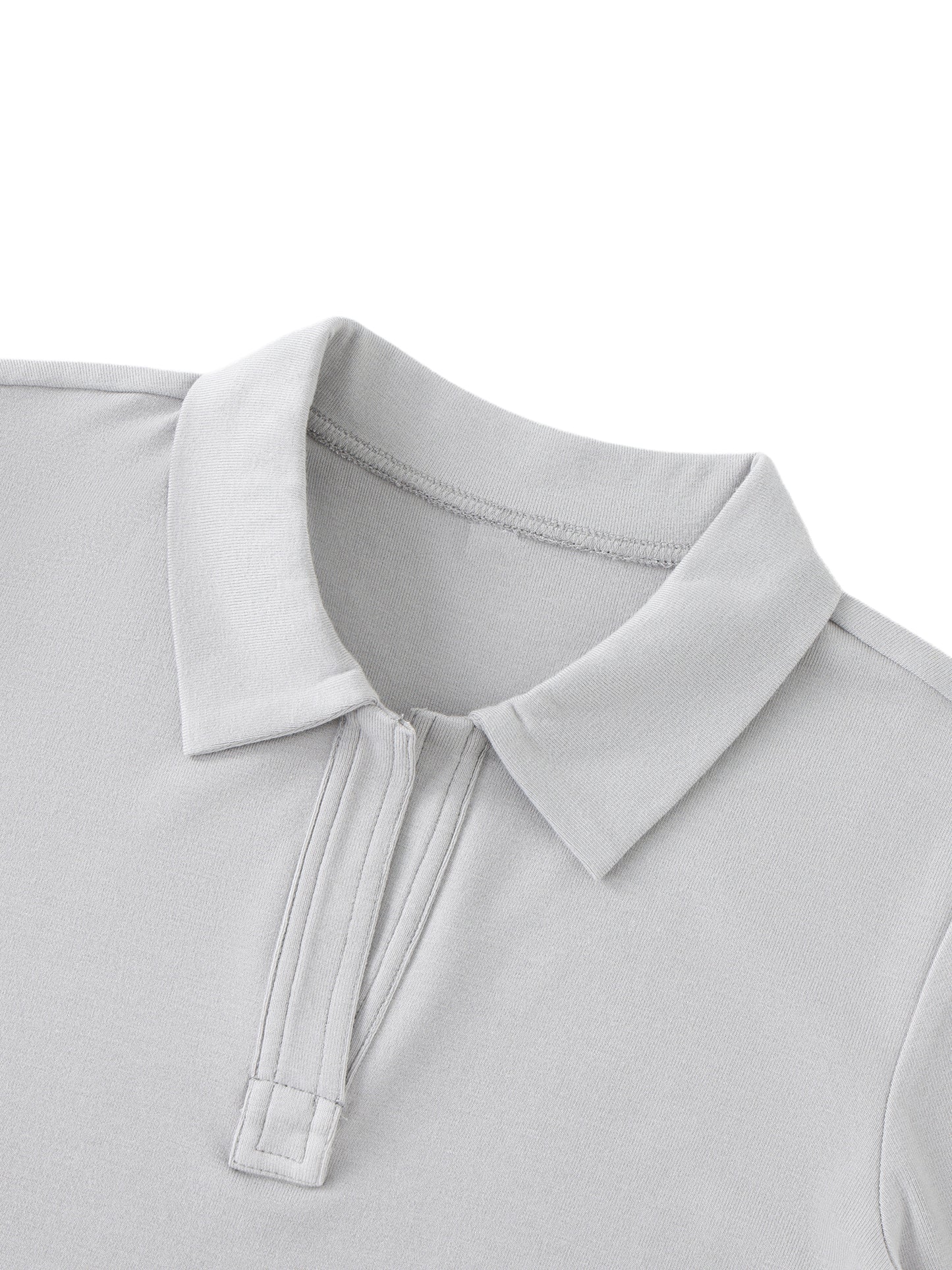 "Golf Shirt" - Women's Bodycon Short Sleeve Polo Shirt