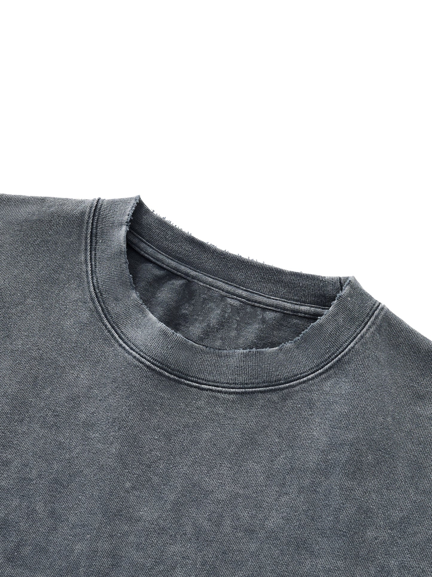 "I Gotta Guy" - Snow Wash Raw-Hem Boxy T-shirt