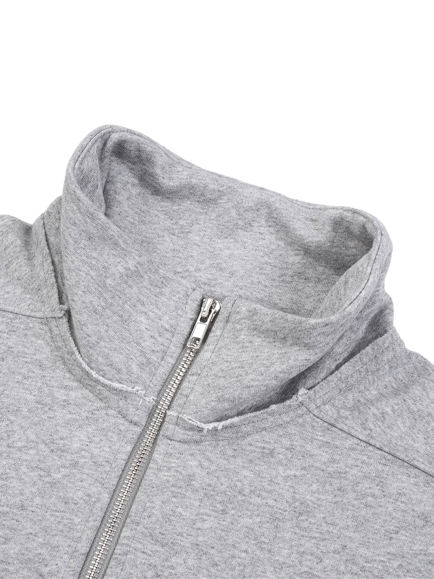 "Martini Shirt" - Half-Zip Rolled Edge Fleece Sweatshirt