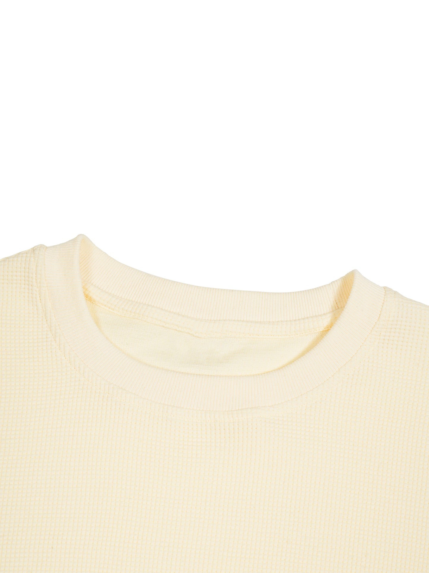 "Party Shirt" - Unisex Waffle Raw Edge T-Shirt